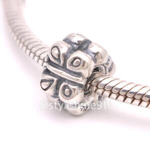 Authentic PANDORA Sterling Silver Three Sided Butterfly Charm - 790285